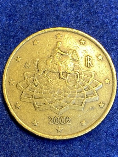 2002 italy cent euro coin - italy,