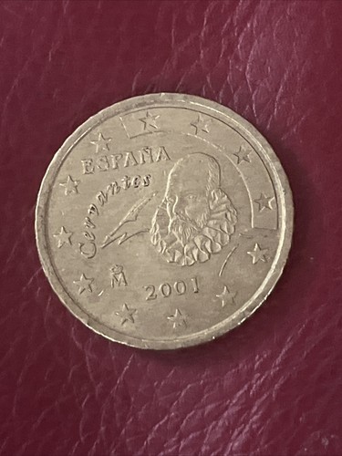 Euro cent coin spain 2001 - 50,