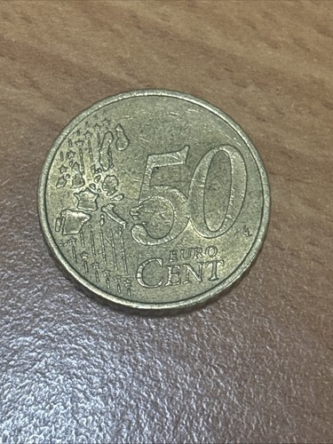 Rare euro cent coin - coin, 2002
