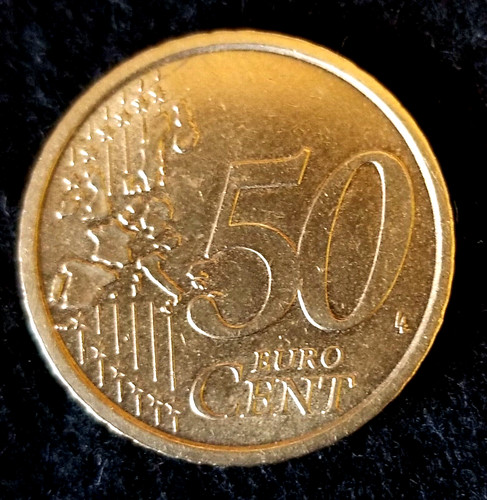 Rare coin euro cent - 50, 2002