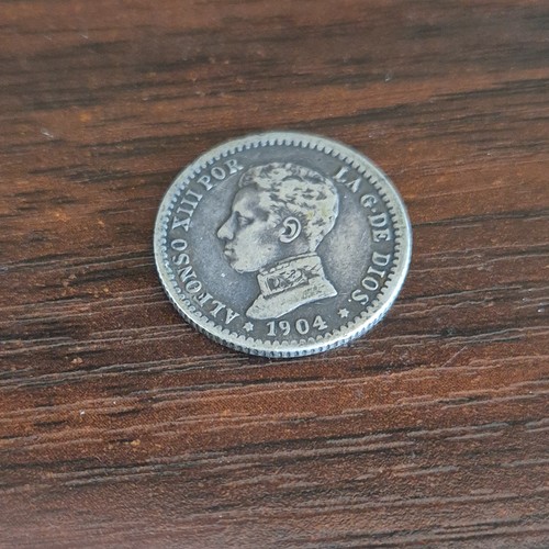 1904 spain 835 silver cent - 1904,