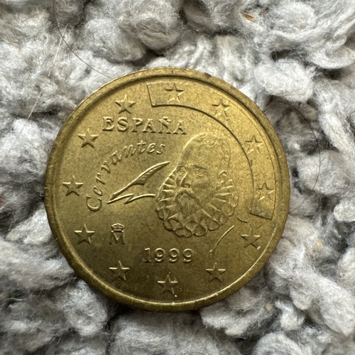 Euro cent rare coin spain - euro,