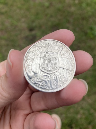 Australian 1966 cent coin - australian,