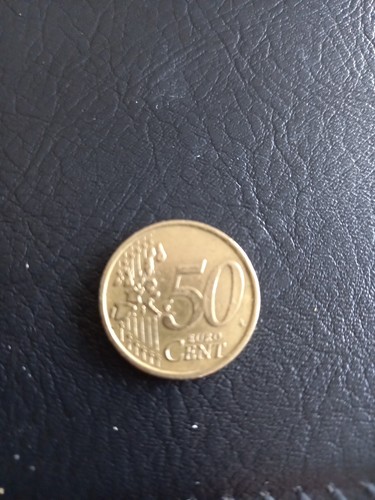 Rare cent euro coin - rare, 50