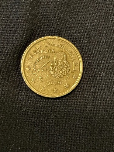 Euro cent rare coin - euro, spain