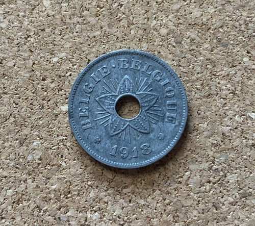 Cent coin 1918 - 50, belgium